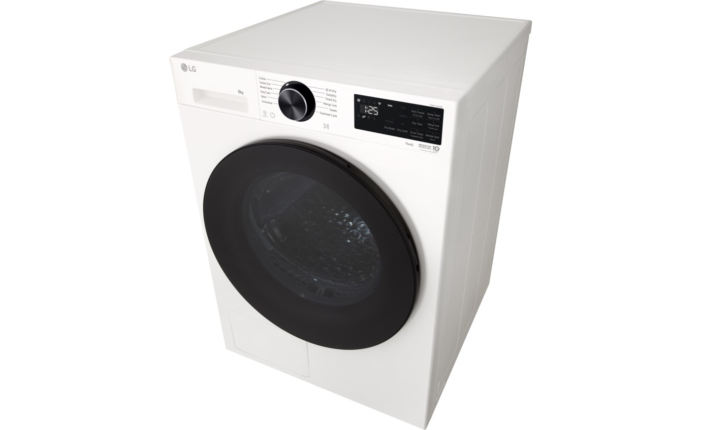 LG 8kg Heat Pump Dryer (White) DXH308W