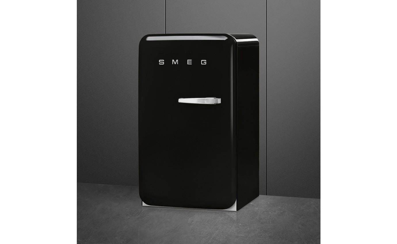 Smeg 135L 50s Style Retro Bar Fridge (Black) FAB10HLBL5AU