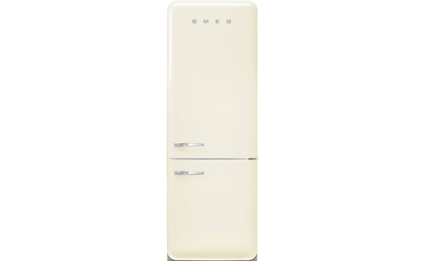 Smeg 481L 50s Style Retro Bottom Mount Fridge (Cream) FAB38RCR5AU