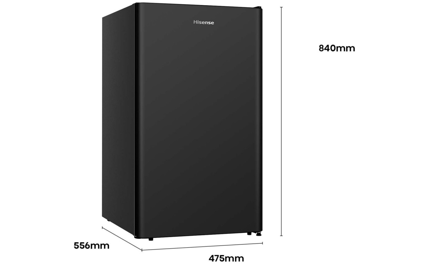 Hisense 124L Bar Fridge (Black) HRBF126B