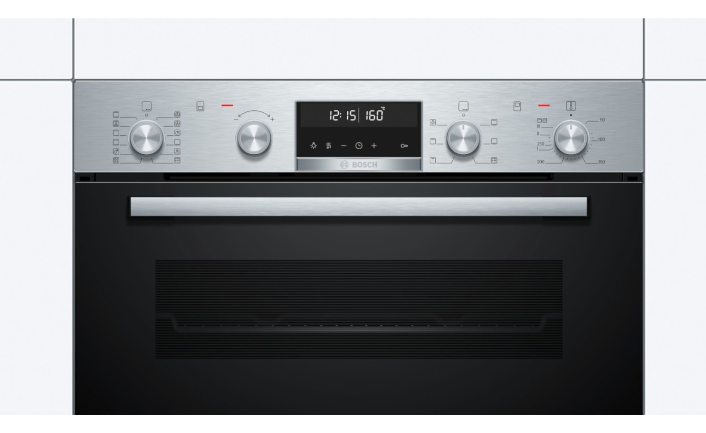 Bosch Series 6 Pyrolytic Double Built In Oven MBG5787S0A Retravision
