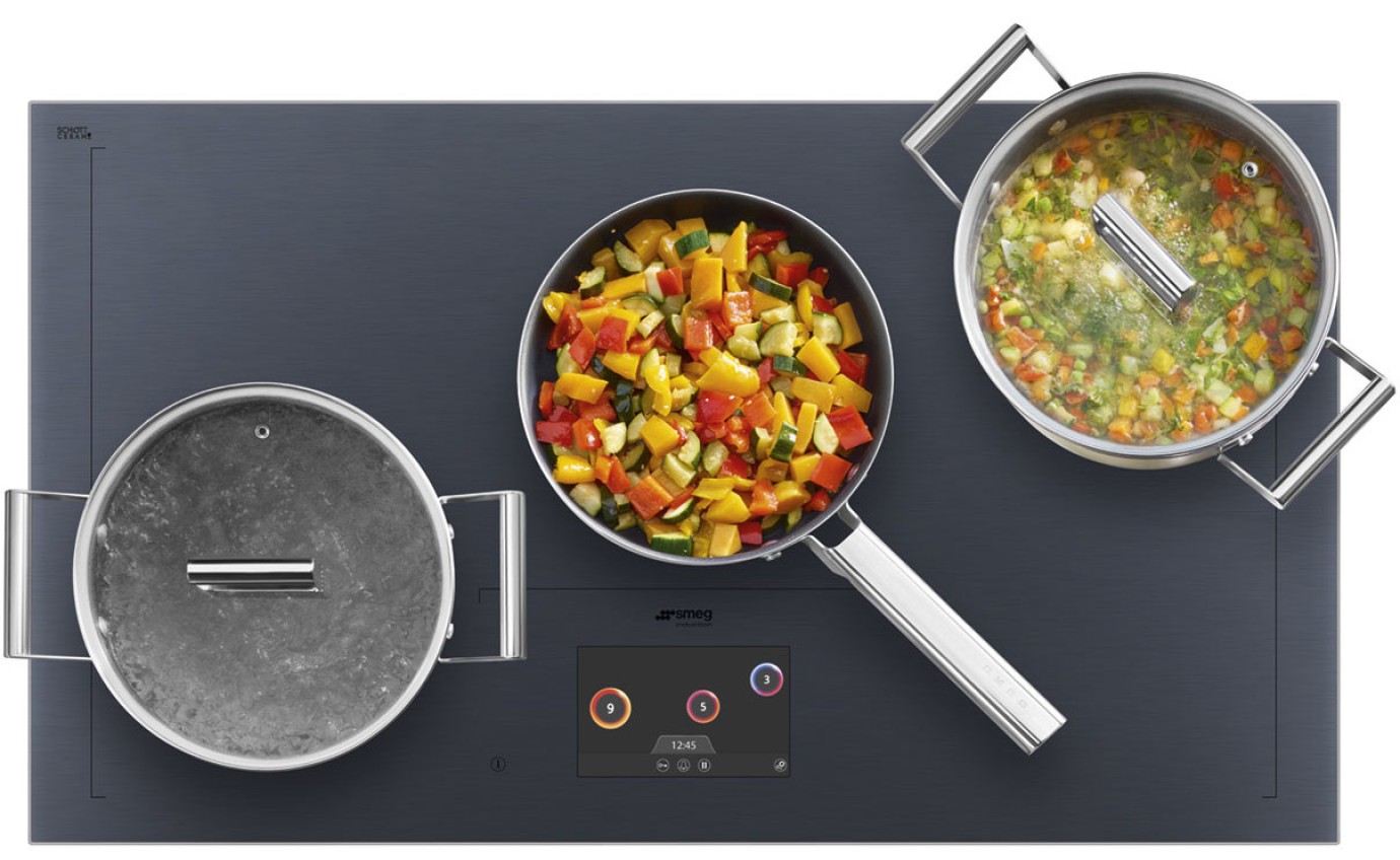 Smeg 90cm Linea Induction Cooktop (Neptune Grey) SIA1963DG