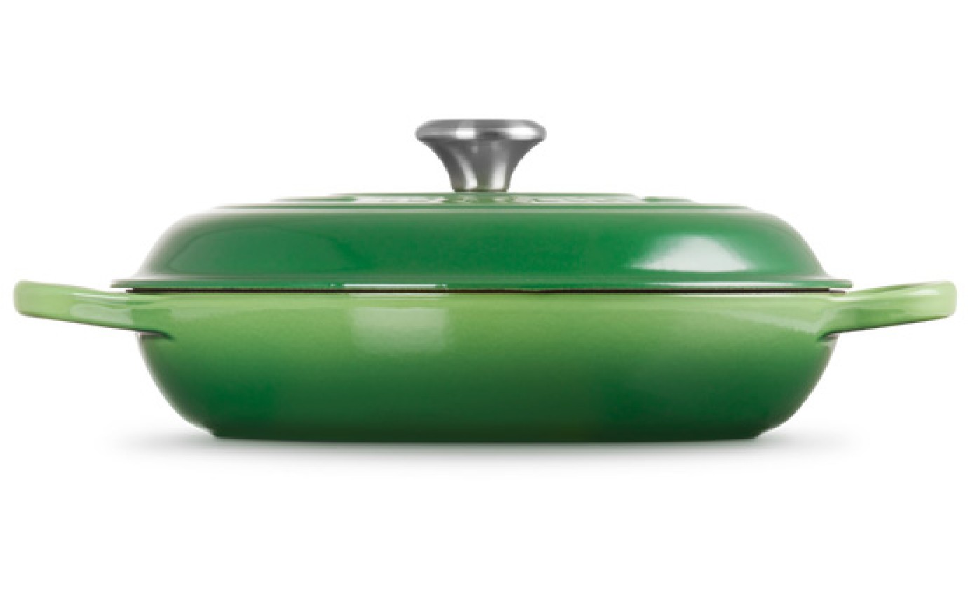Le Creuset 30cm Cast Iron Shallow Casserole (Bamboo Green) 21180304082430