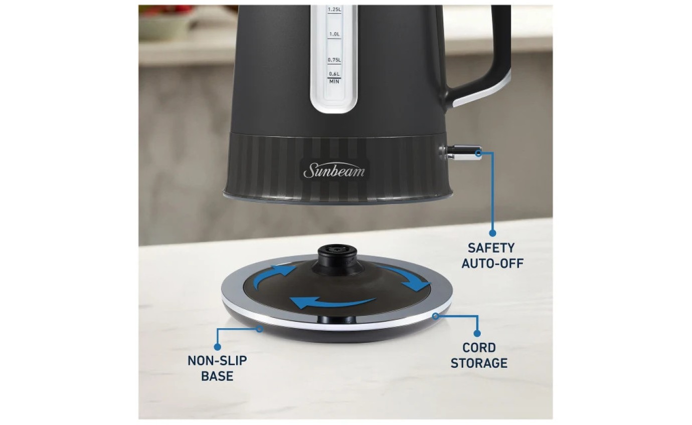 Sunbeam French Riviera Collection 1.7L Kettle (Graphite) KEM8107GR