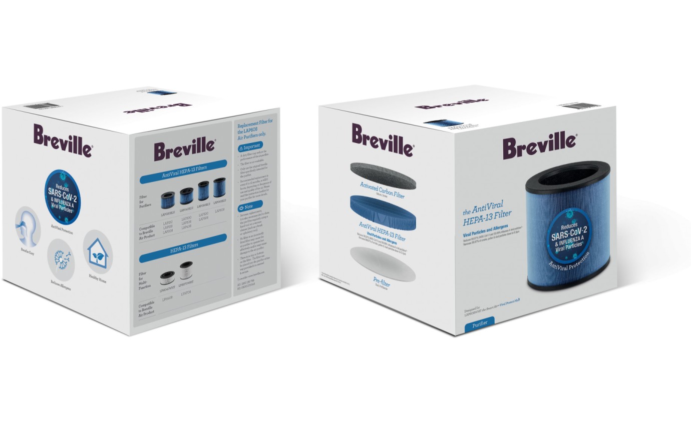 Breville Large Anti Viral HEPA-13 Filter for Viral Protect Max LAP065BLU