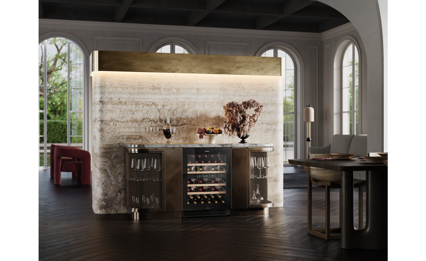 Vintec 40 Bottle Dual Zone Wine Cabinet VWD820SCBX