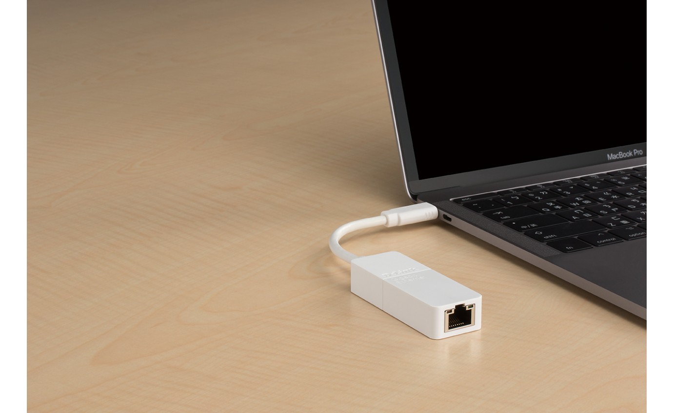 D-Link USB-C to Gigabit Ethernet Adapter DUBE130