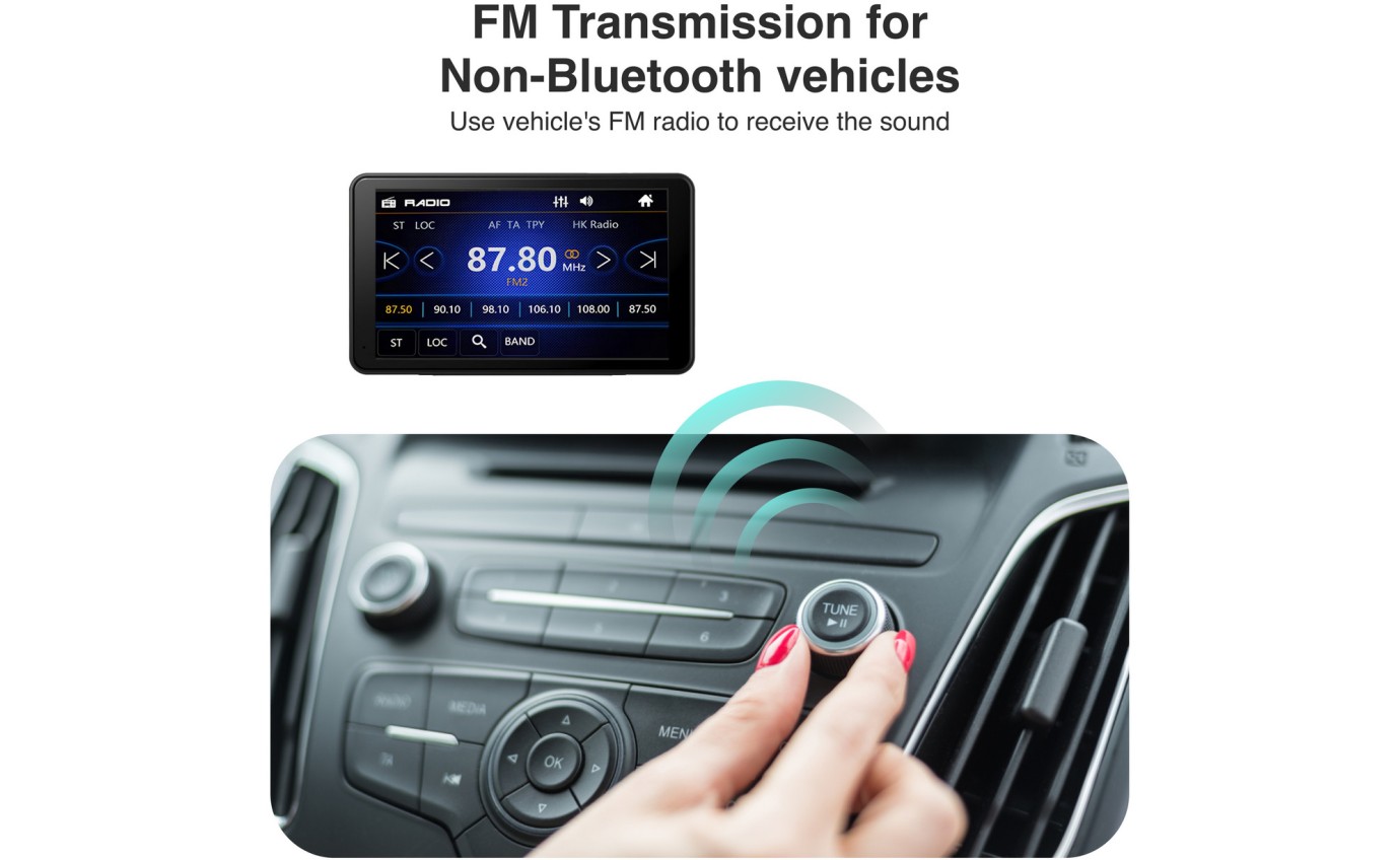 Laser 7 inch Portable CarPlay Android Auto Touchscreen NAVC7CP931