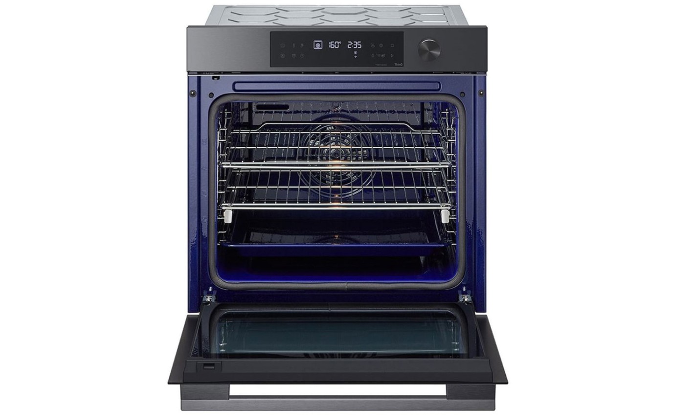 LG 76L InstaView Series 7 Pyrolytic Oven (Black Stainless Steel) BO607G1MB4