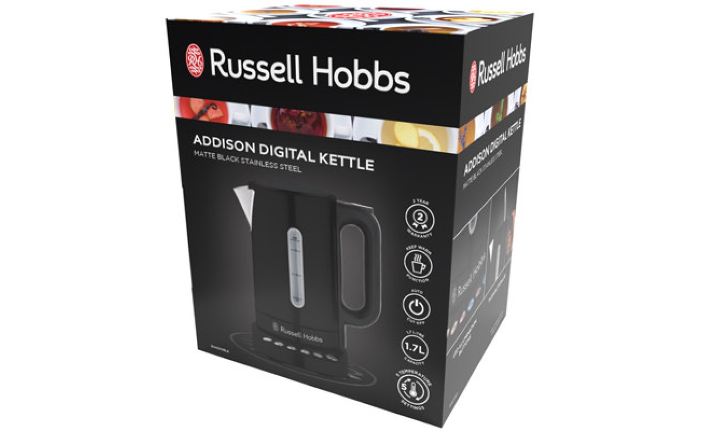 Russell Hobbs Addison Digital Kettle (Black) RHK510BLK