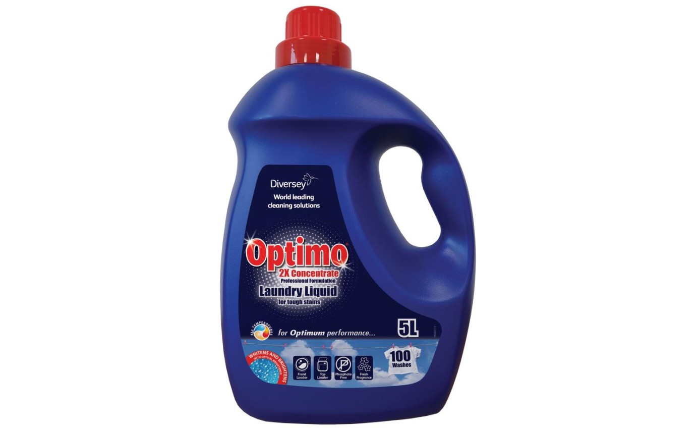 Diversey Optimo 2X Concentrate Top & Front Loader Laundry Liquid 5L 101107533