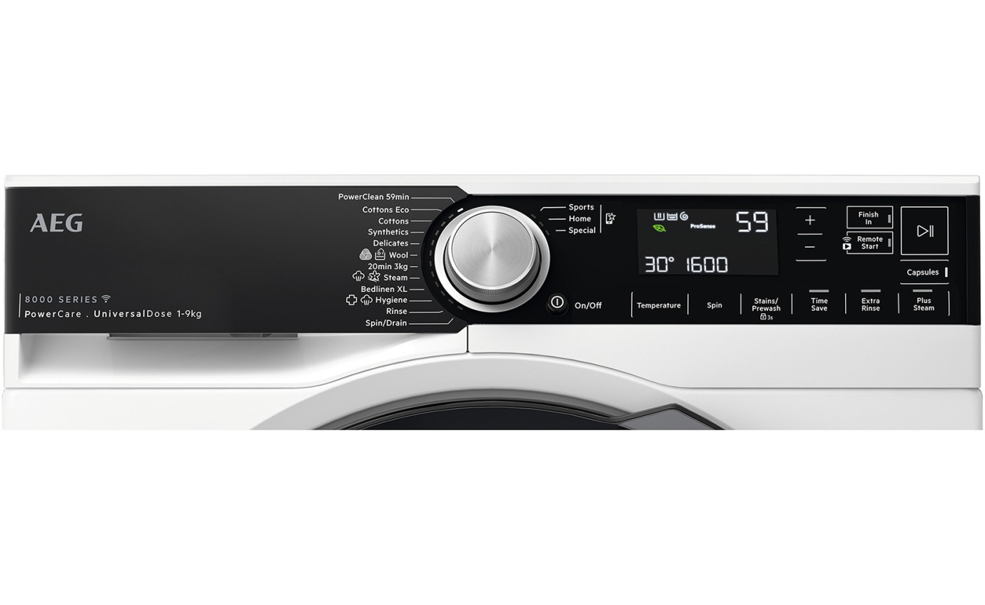 AEG 9kg 8000 Series Front Load Washer with UniversalDose LF8594O8O