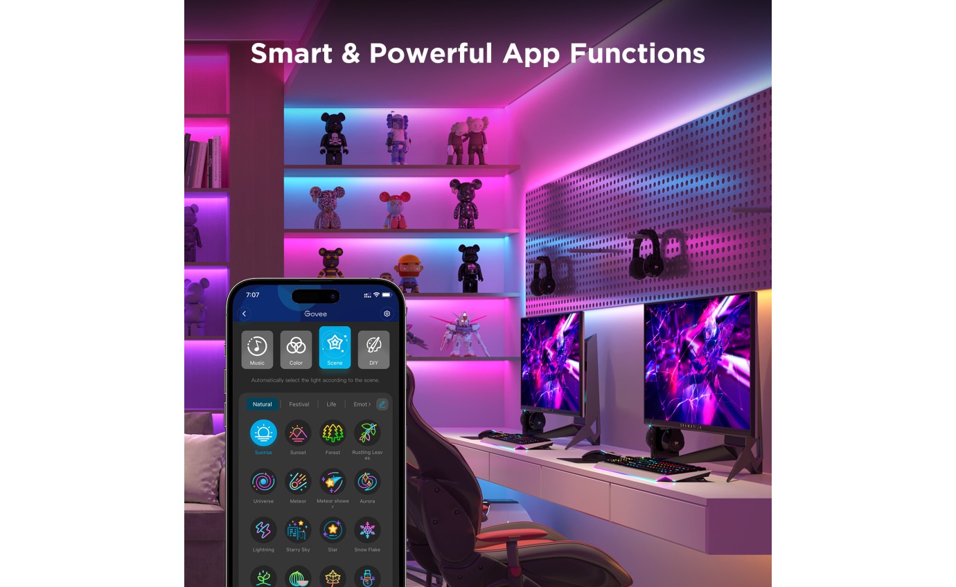 Govee RGBIC+W Lightstrip 5m (Matter Compatible) H612AED1