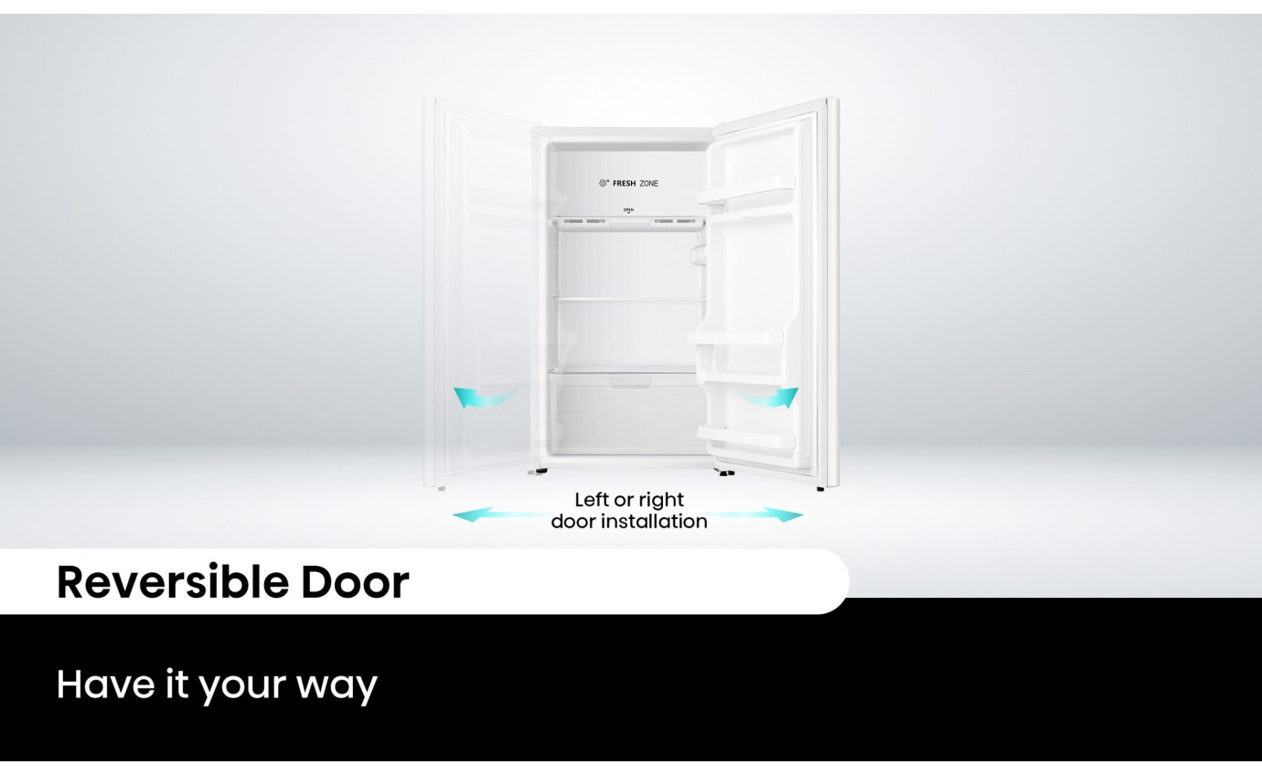 Hisense 124L Bar Fridge (White) HRBF126