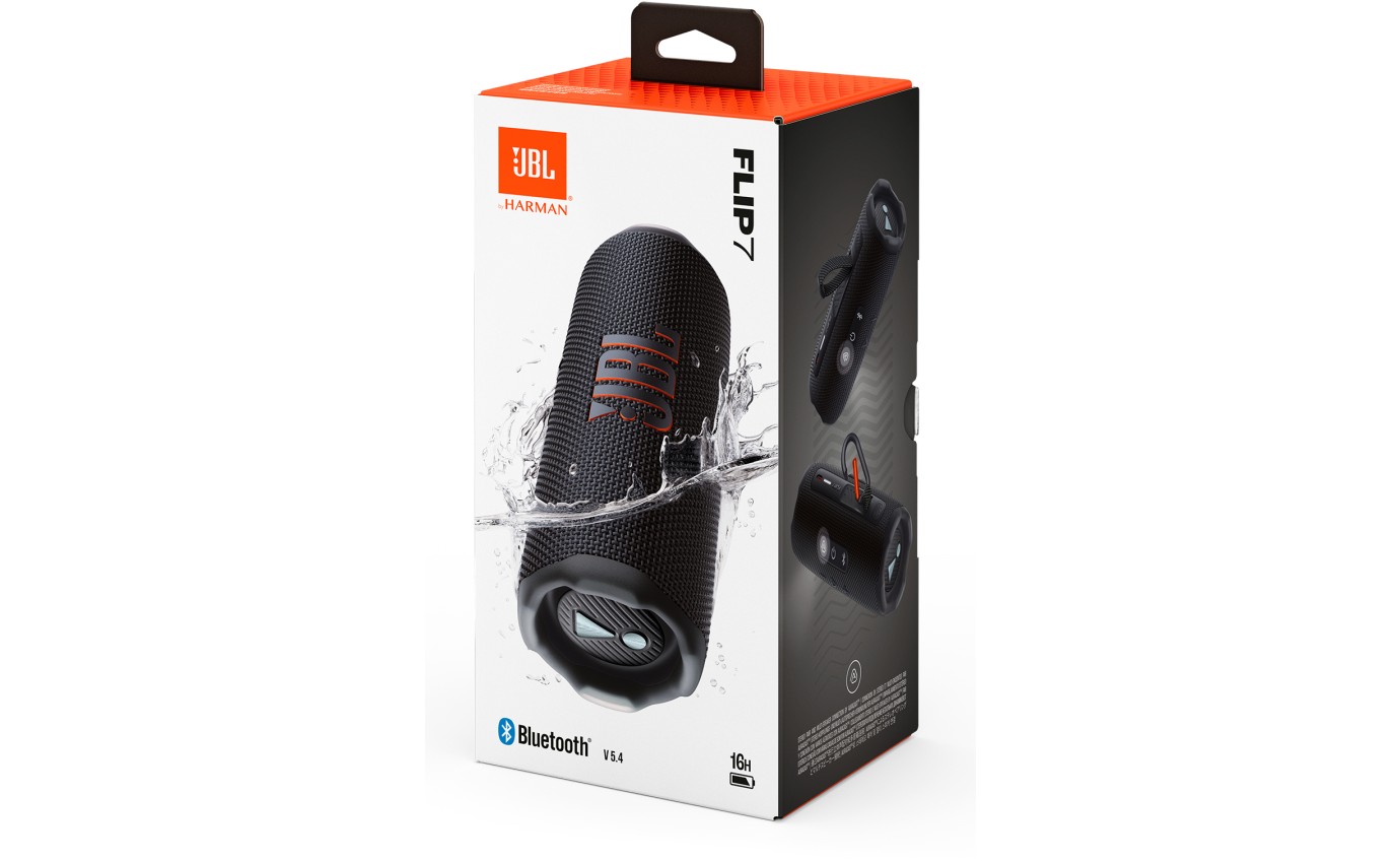 JBL Flip 7 Portable Speaker (Black) JBLFLIP7BLK