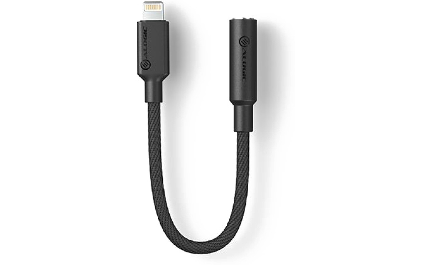 ALOGIC Elements Pro Lightning to 3.5mm Audio Adapter (Black) ELP8P35ABK