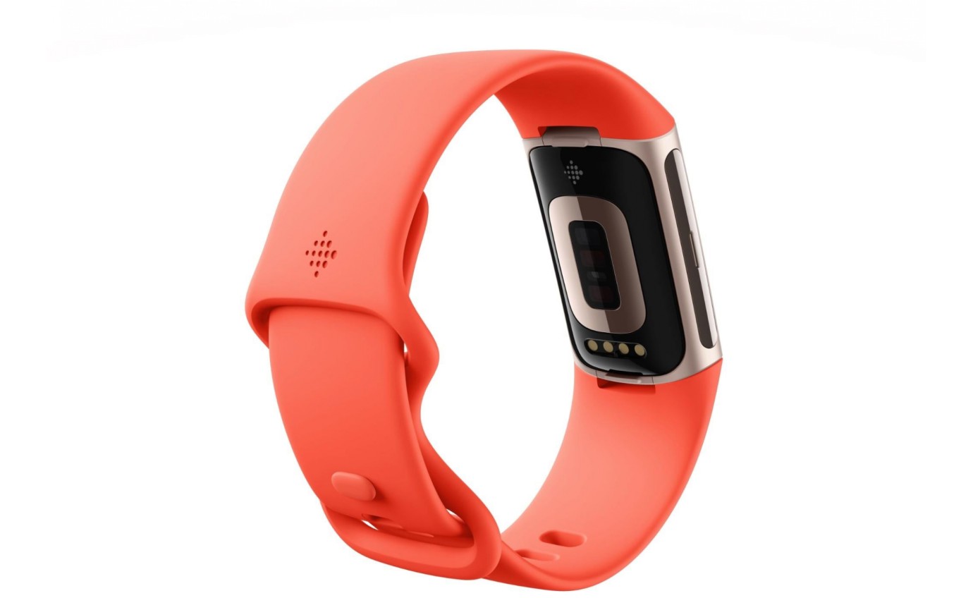 Fitbit Charge 6 Fitness Tracker (Coral/Champagne Gold Aluminium) GA05184AP