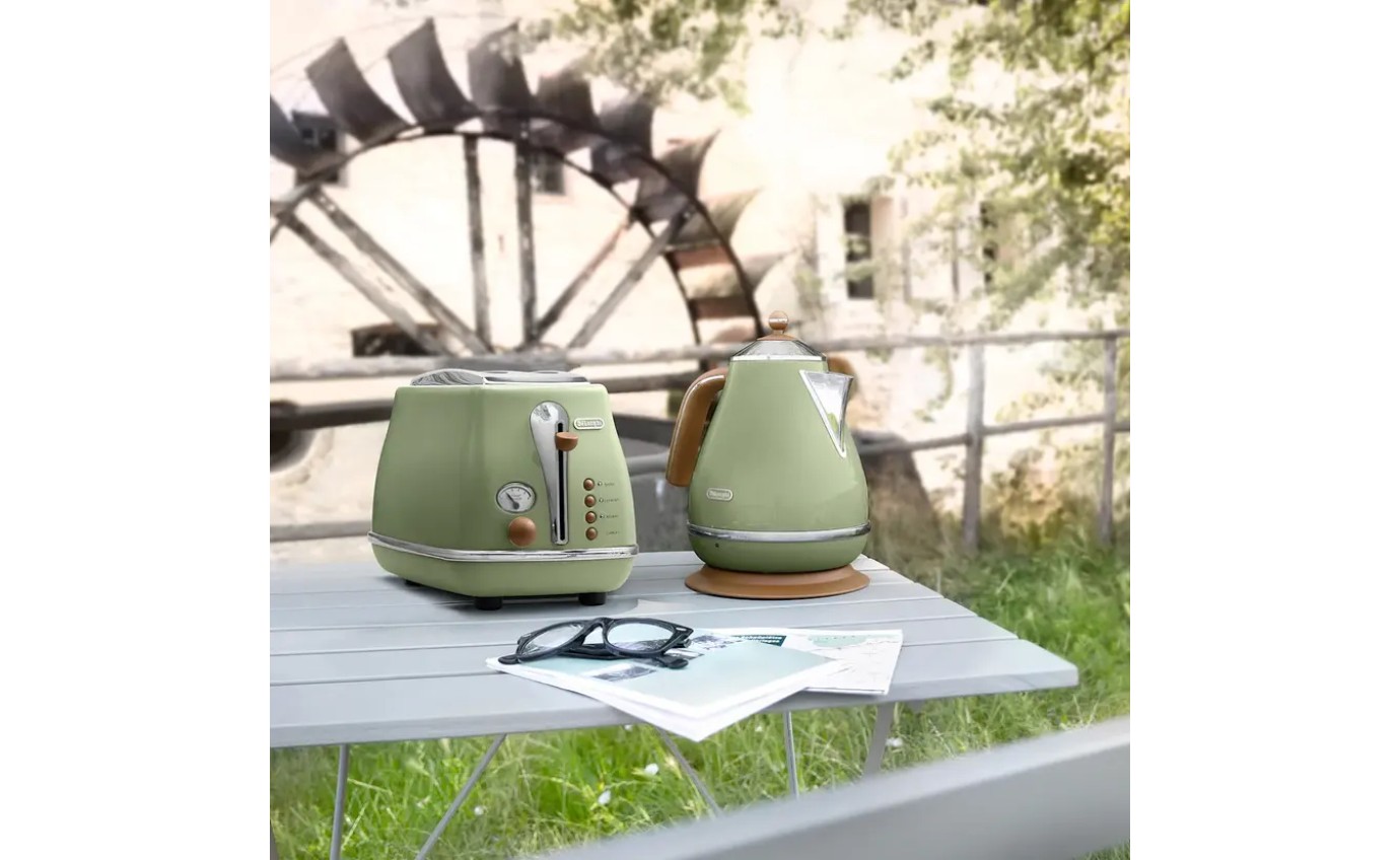 DeLonghi Icona Vintage Breakfast Pack (Green) CTO2VGRKBO2