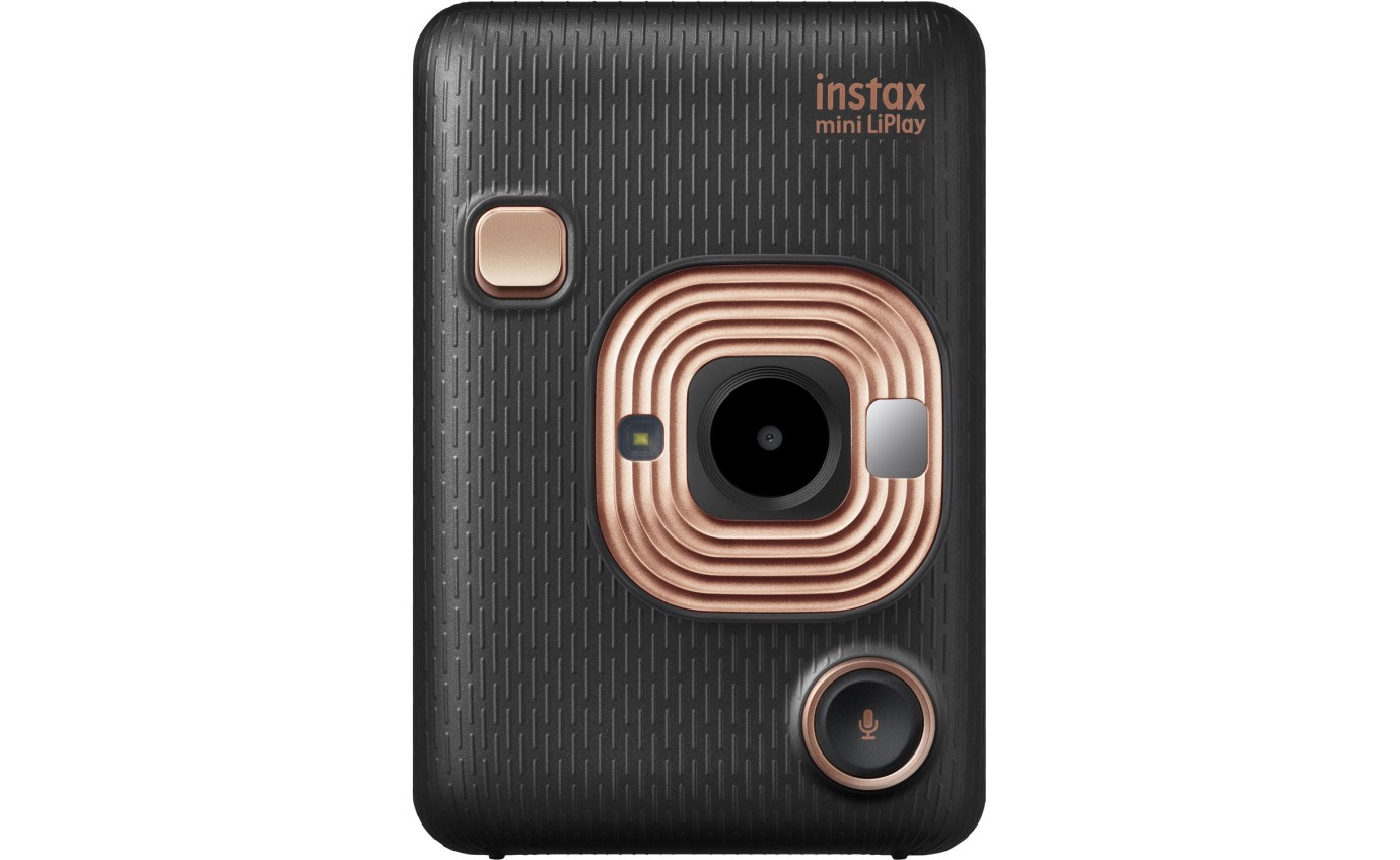 Fujifilm Instax mini LiPlay Instant Film Camera (Elegant Black) 87098