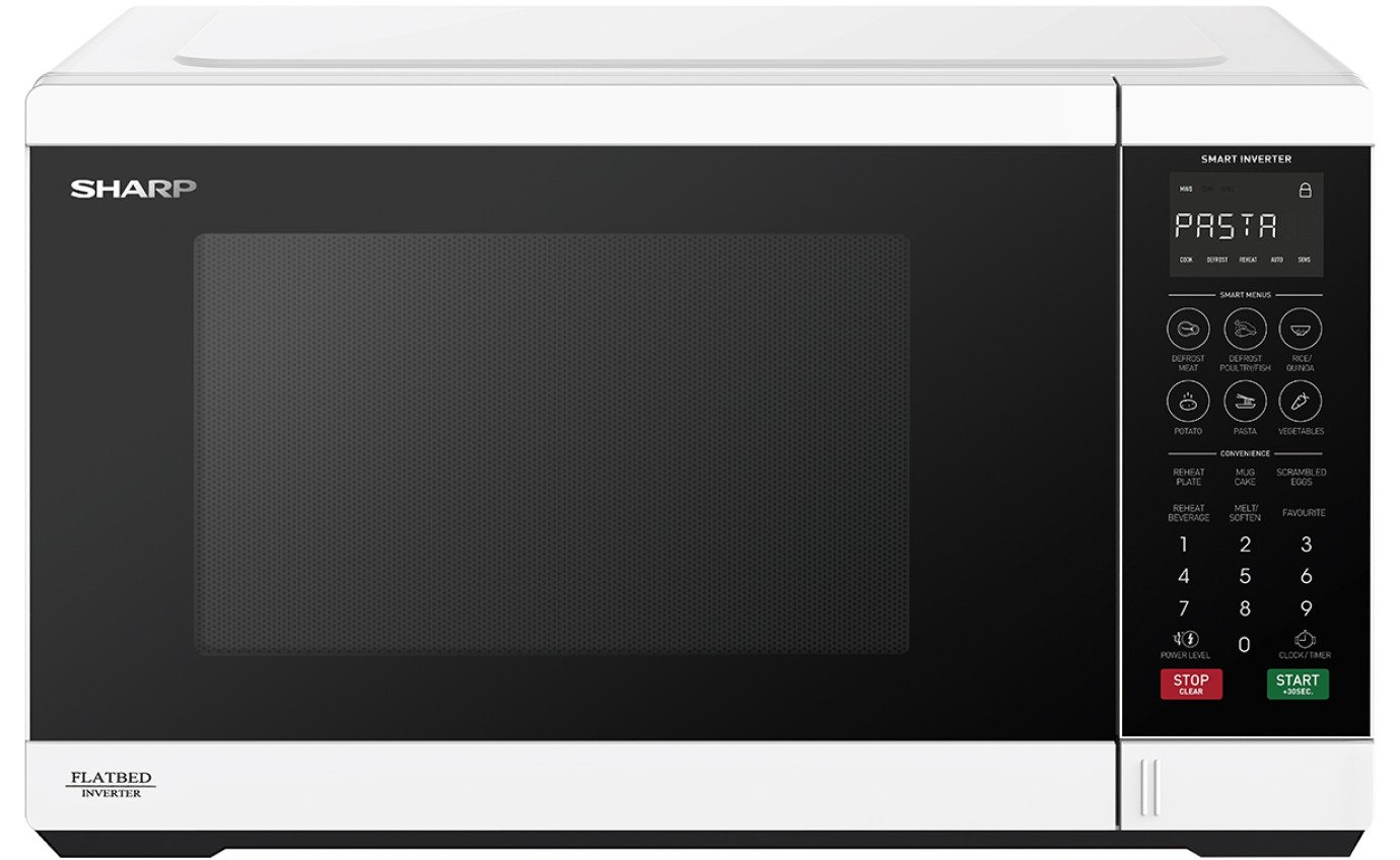 Sharp 32L 1200W Flatbed Microwave Oven SM327FHW