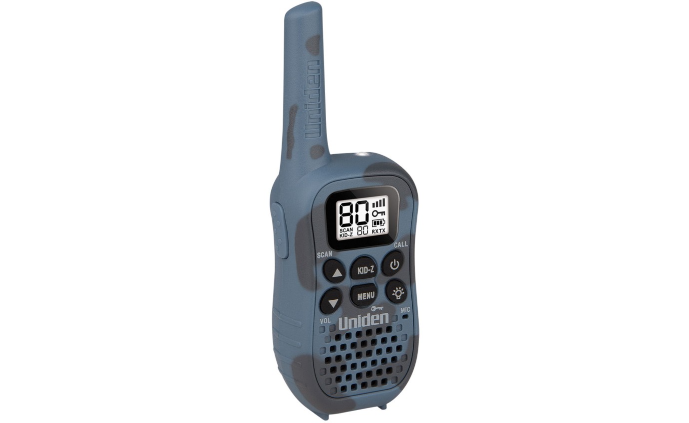 Uniden 80 Channel UHF CB Handheld Radio (Blue Camouflage Twin Pack) UH45CB2