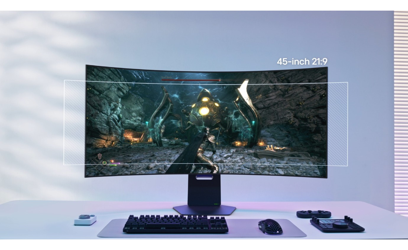 LG 45 inch UltraGear™ OLED 5K2K Dual-Mode 0.03ms HDR400 10Wx2 DP2.1 USB-C LG45GX950AB