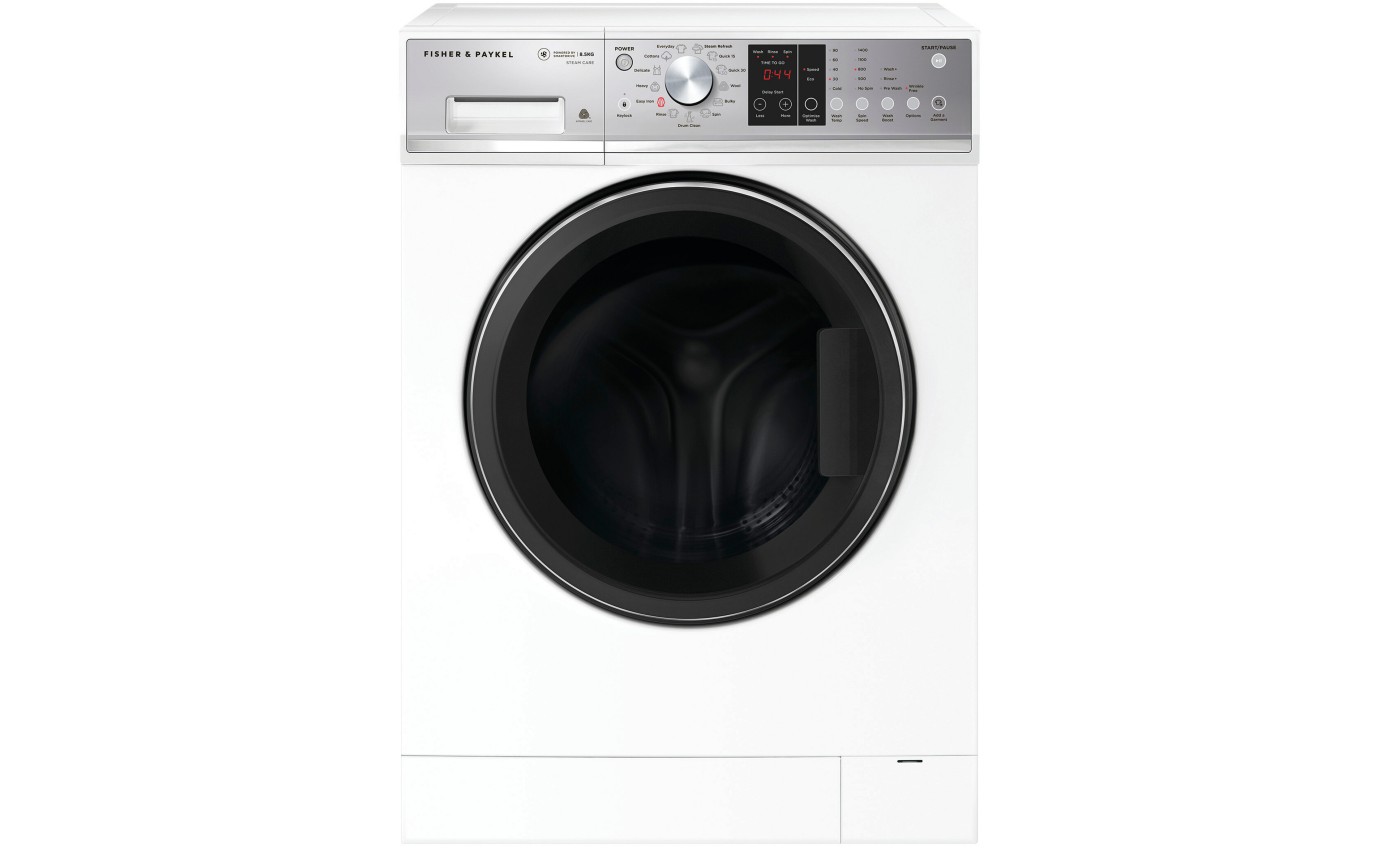 Fisher & Paykel 8.5kg Series 5 Front Loader Washer, Steam Care WH8560P3