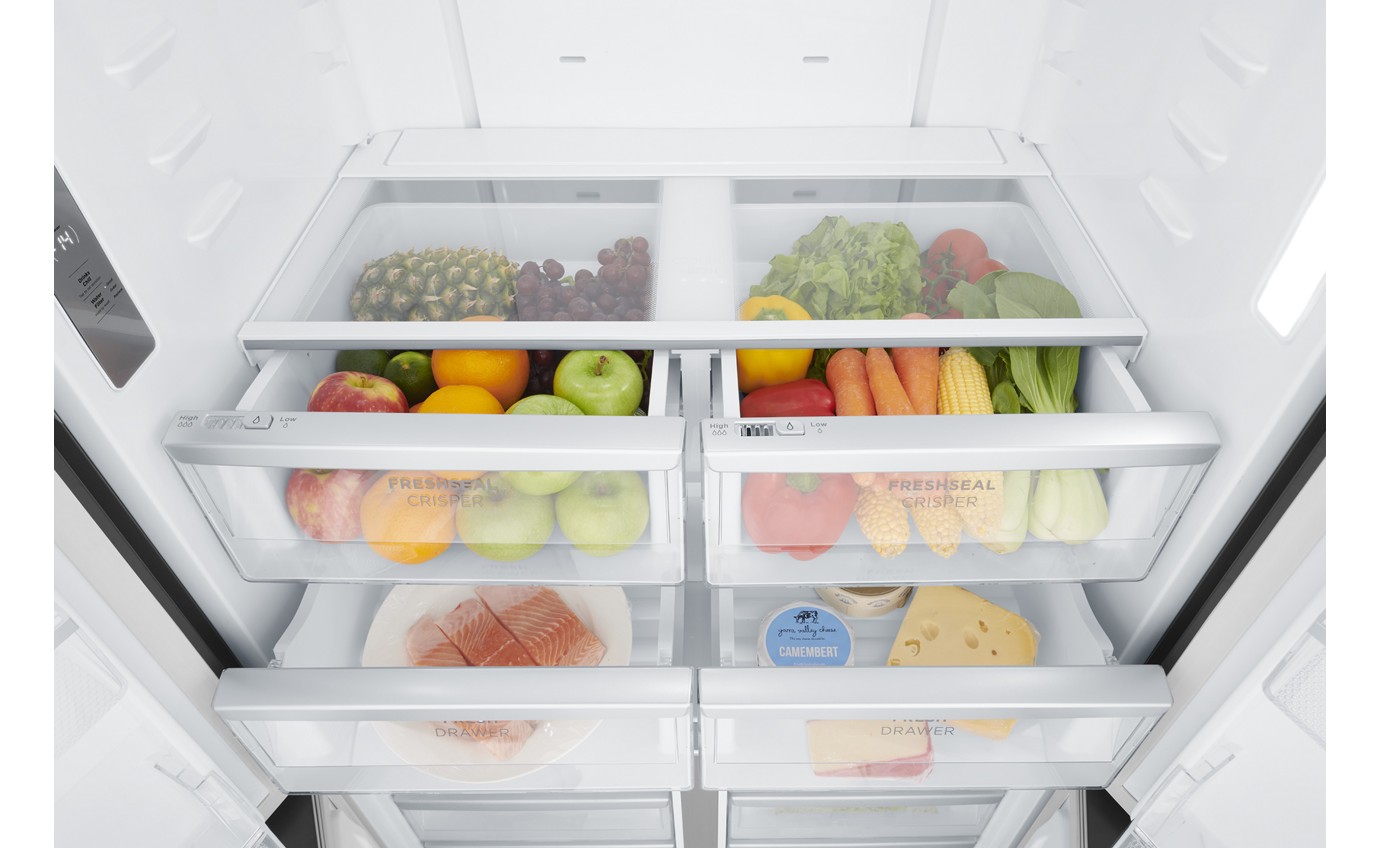 Westinghouse 564L French Door Fridge (Dark Stainless) WQE5650BA