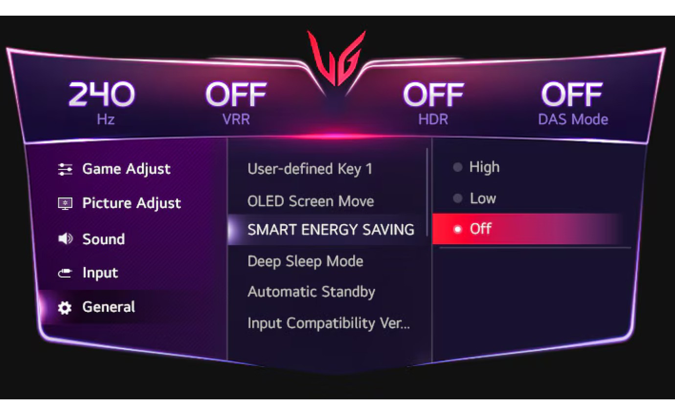 LG 32 inch UltraGear&trade; 240Hz 0.03ms HDR10 Dual-Mode OLED Gaming Monitor 32GX870ABAAU
