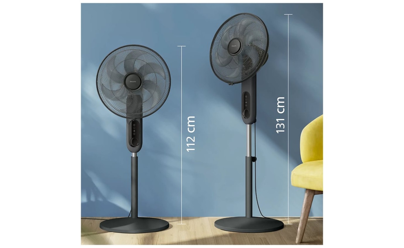 Philips 1000 Series Pedestal Fan (Black) CX152001