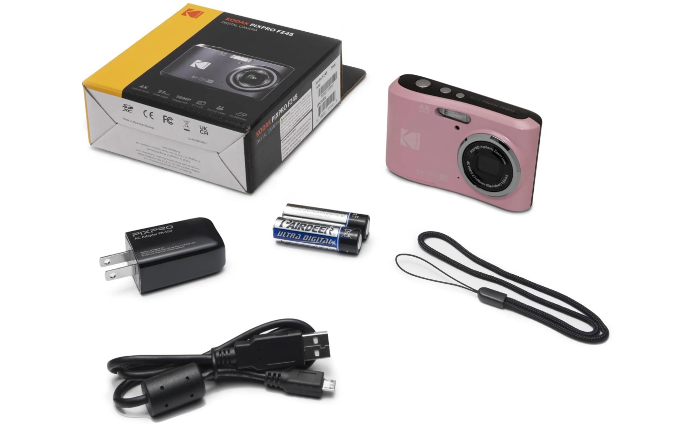 Kodak PIXPRO FZ45 Friendly Zoom Digital Camera (Pink) FZ45PK