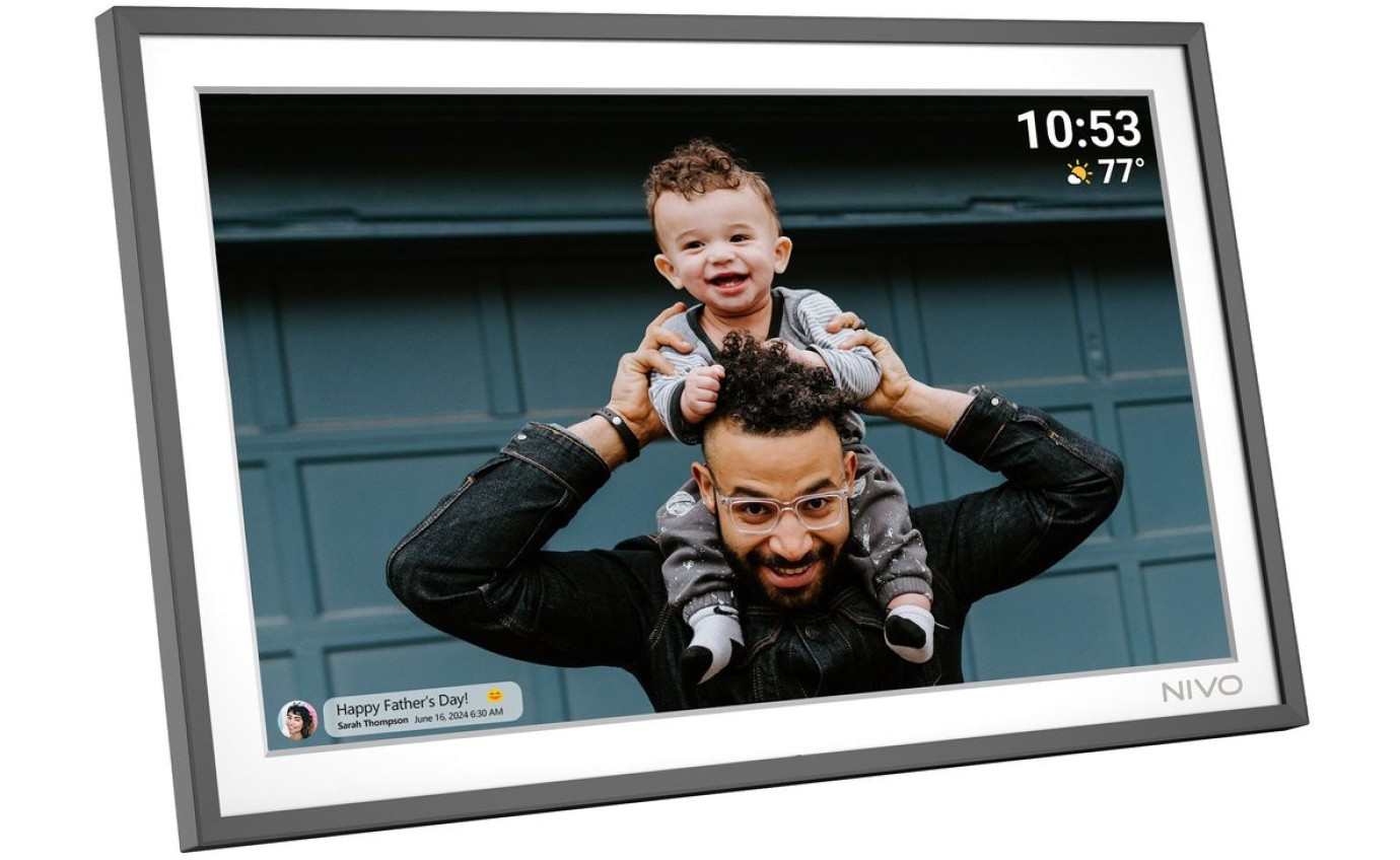 NIVO Frameo 15.6 inch FHD Wi-Fi Photo & Video Frame 64GB (Black) NIVO06103