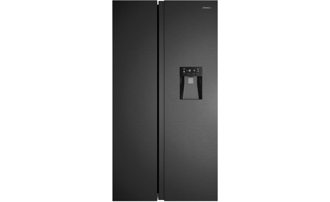 Westinghouse 619L Side By Side Fridge (Matte Black) WSE6240BB