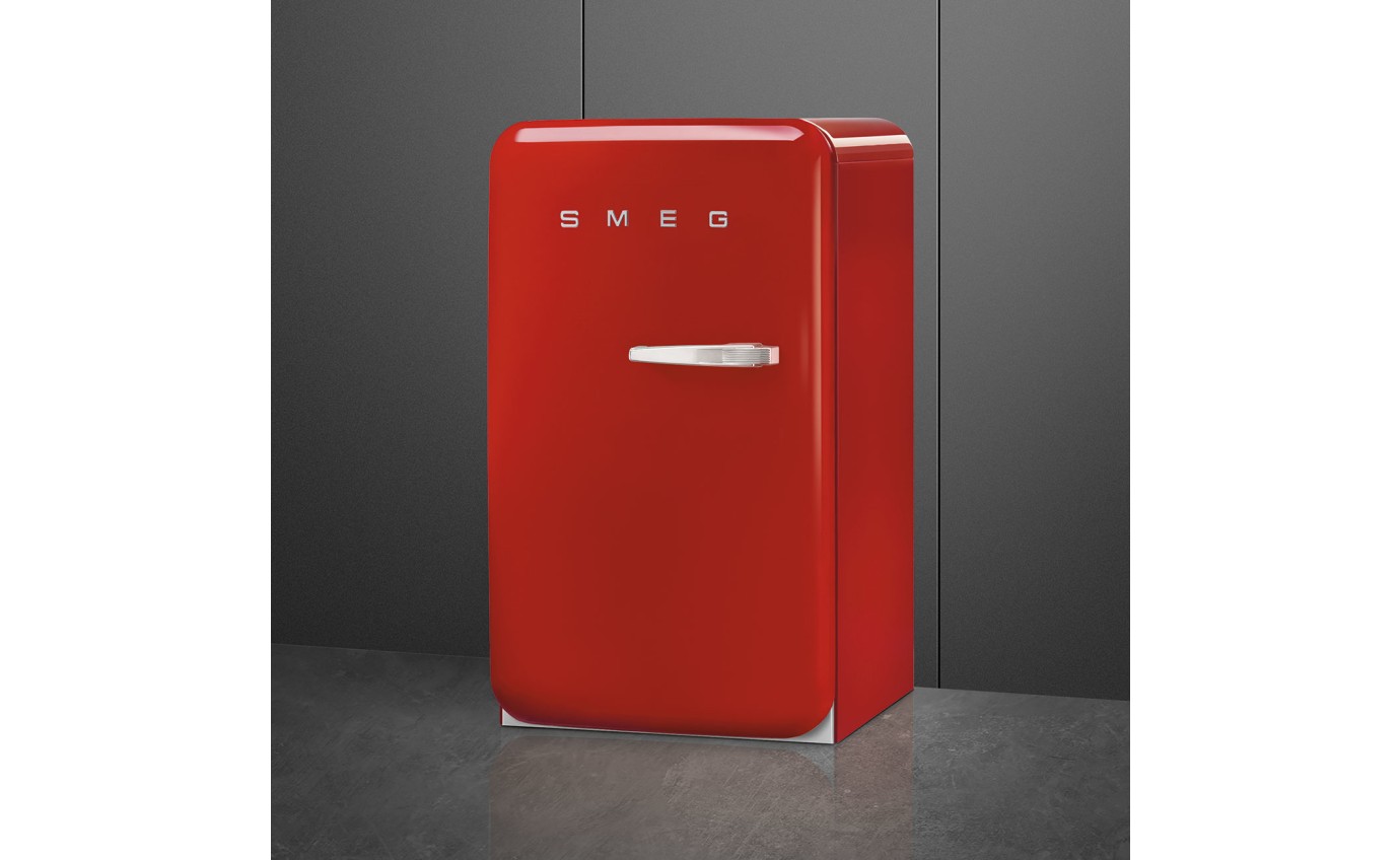 Smeg 135L 50's Style Minibar Refrigerator (Red) FAB10HLRD6