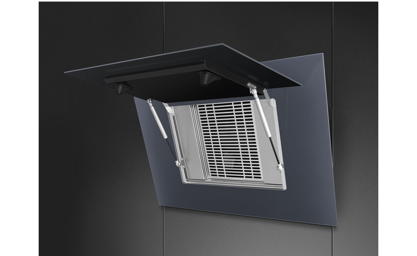 Smeg 90cm Linea Vertical Rangehood (Neptune Grey) KV194G