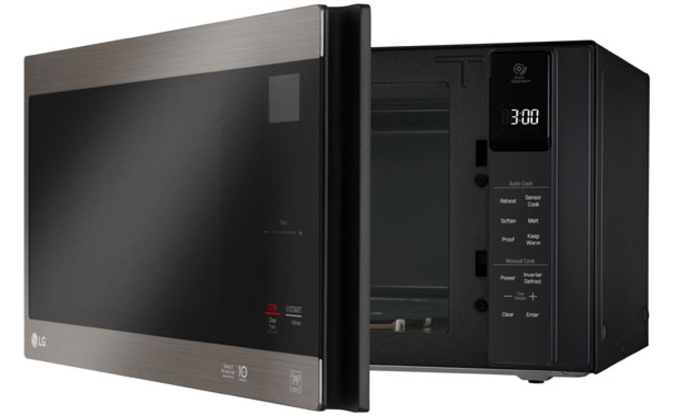 LG 42L 1200W NeoChef® Smart Inverter Microwave Oven (Black Stainless Steel) MS4296OBSS