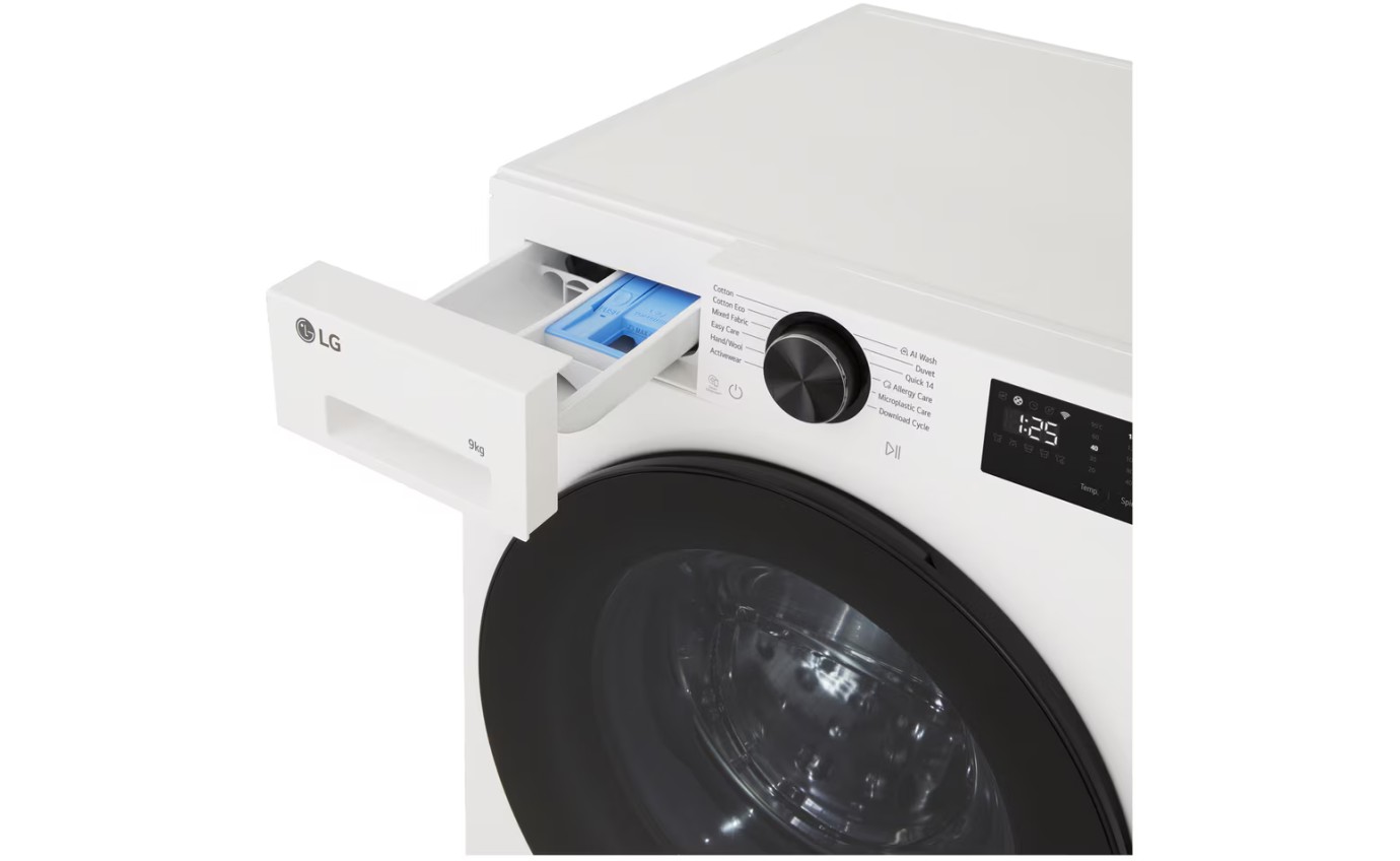 LG 9kg Series 3 AI Wash Front Load Washing Machine WX31409W