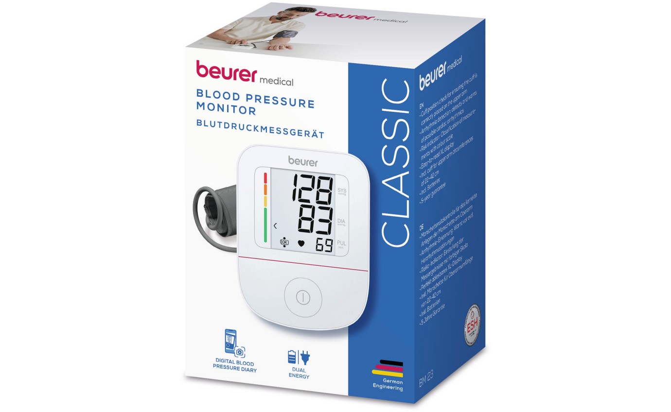 Beurer Upper Arm Blood Pressure Monitor BM23