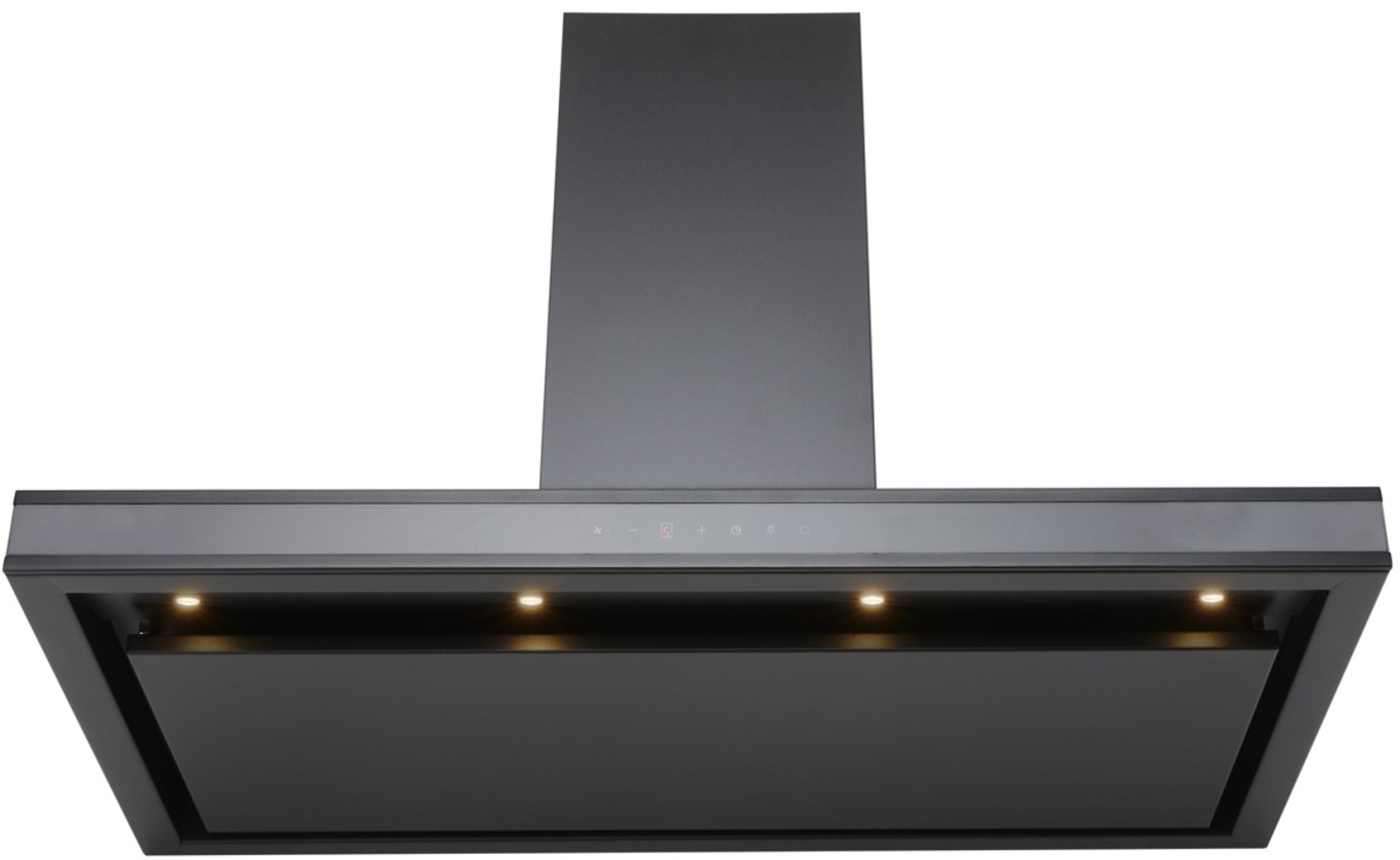 Schweigen 900mm Silent Black Wallmount Rangehood DS3326B9SP