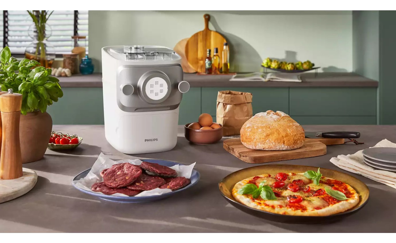 philips pasta maker with integrated scale