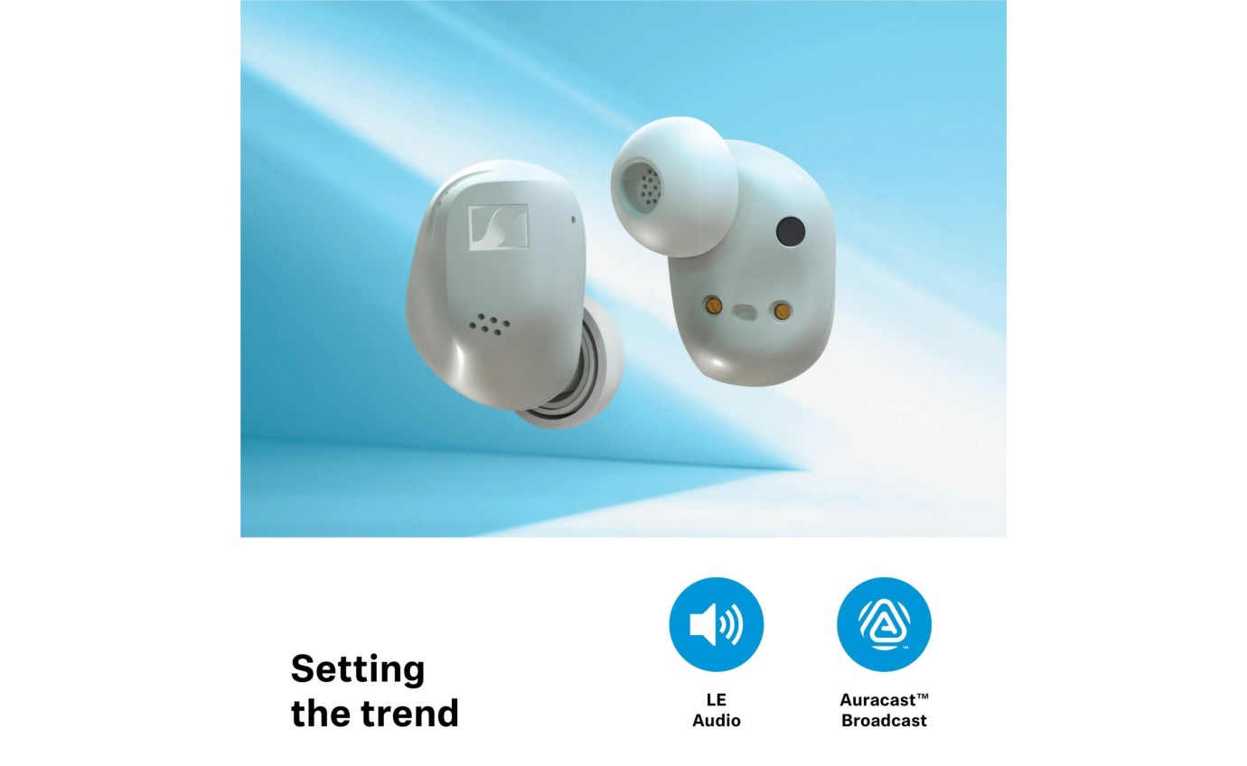 Sennheiser Accentum True Wireless ANC In-Ear Headphones (White) 11901351385