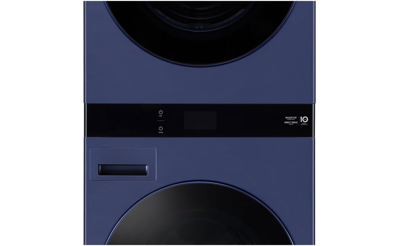 LG 19/10kg WashTower Stacked Washer Dryer (Navy Blue) WWT1910BLX