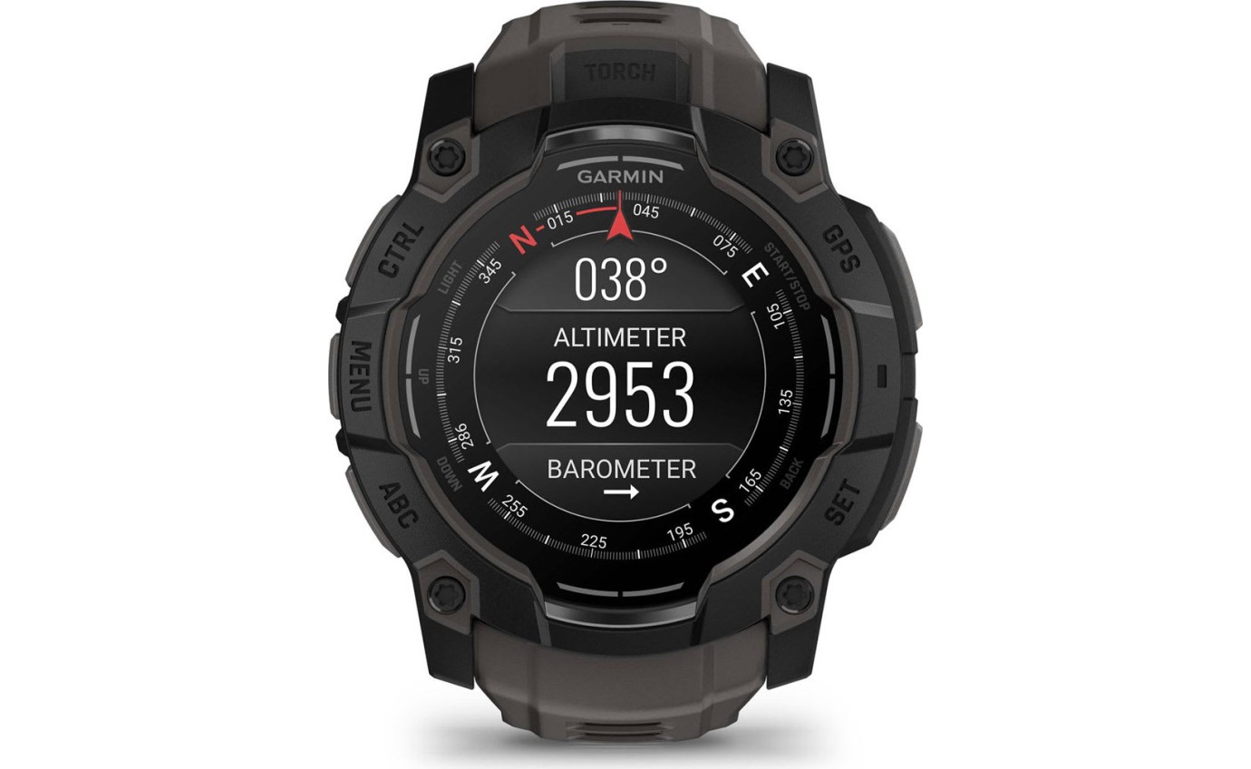 Garmin Instinct 3 50mm AMOLED Smart Watch (Black/Charcoal) 0100302000