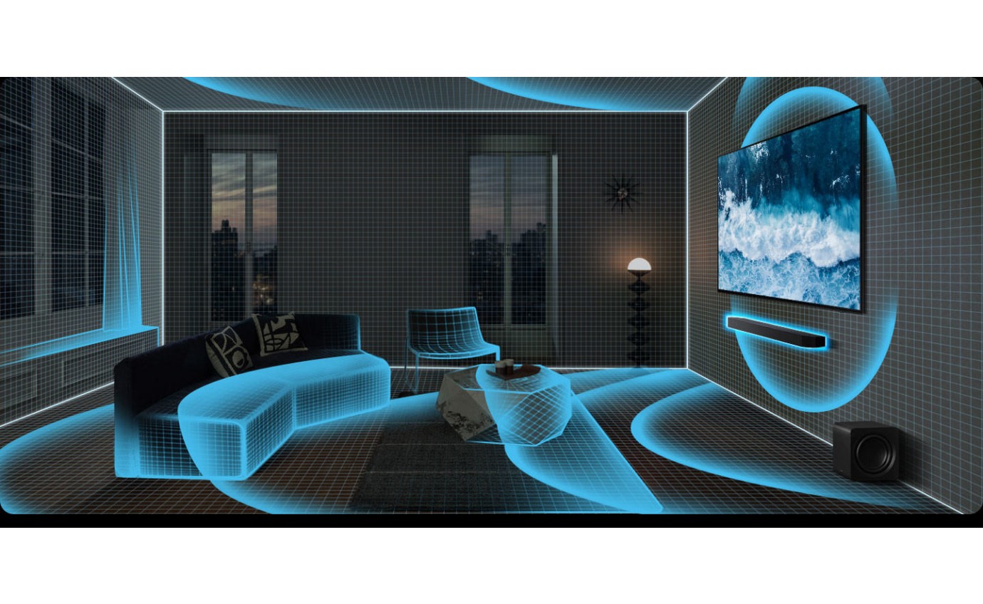 Samsung 5.1.2ch Q-Series Soundbar & Subwoofer with Dolby Atmos HWQ800FXY