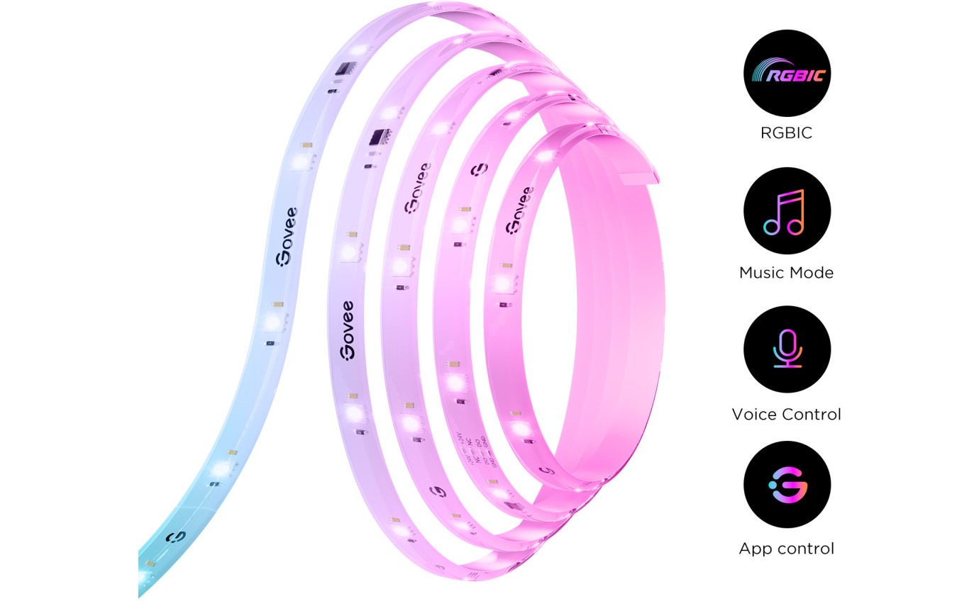 Govee RGBIC+W Lightstrip 5m (Matter Compatible) H612AED1