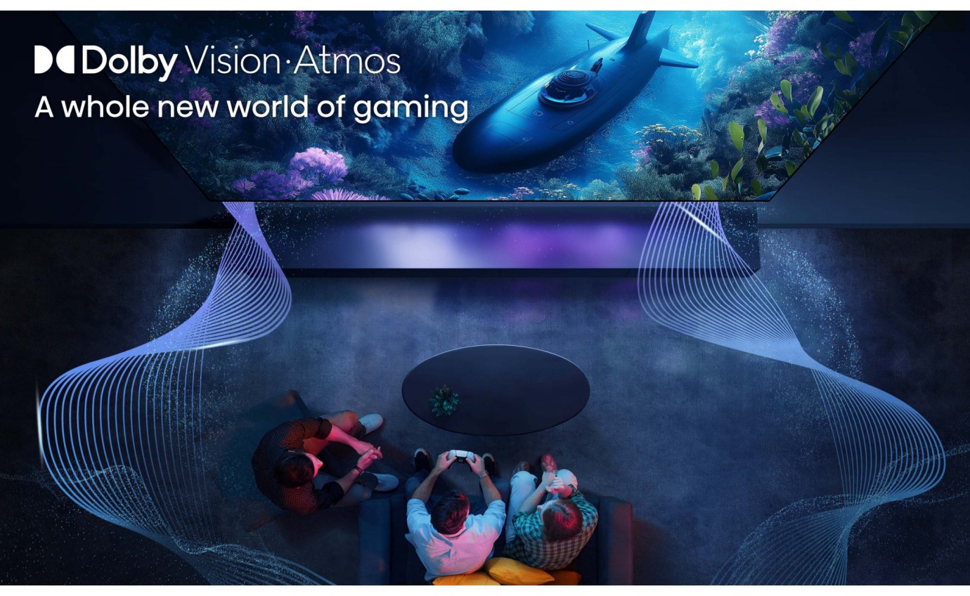 Hisense 100 inch Q7QAU 4K QLED 144Hz Smart TV 100Q7QAU