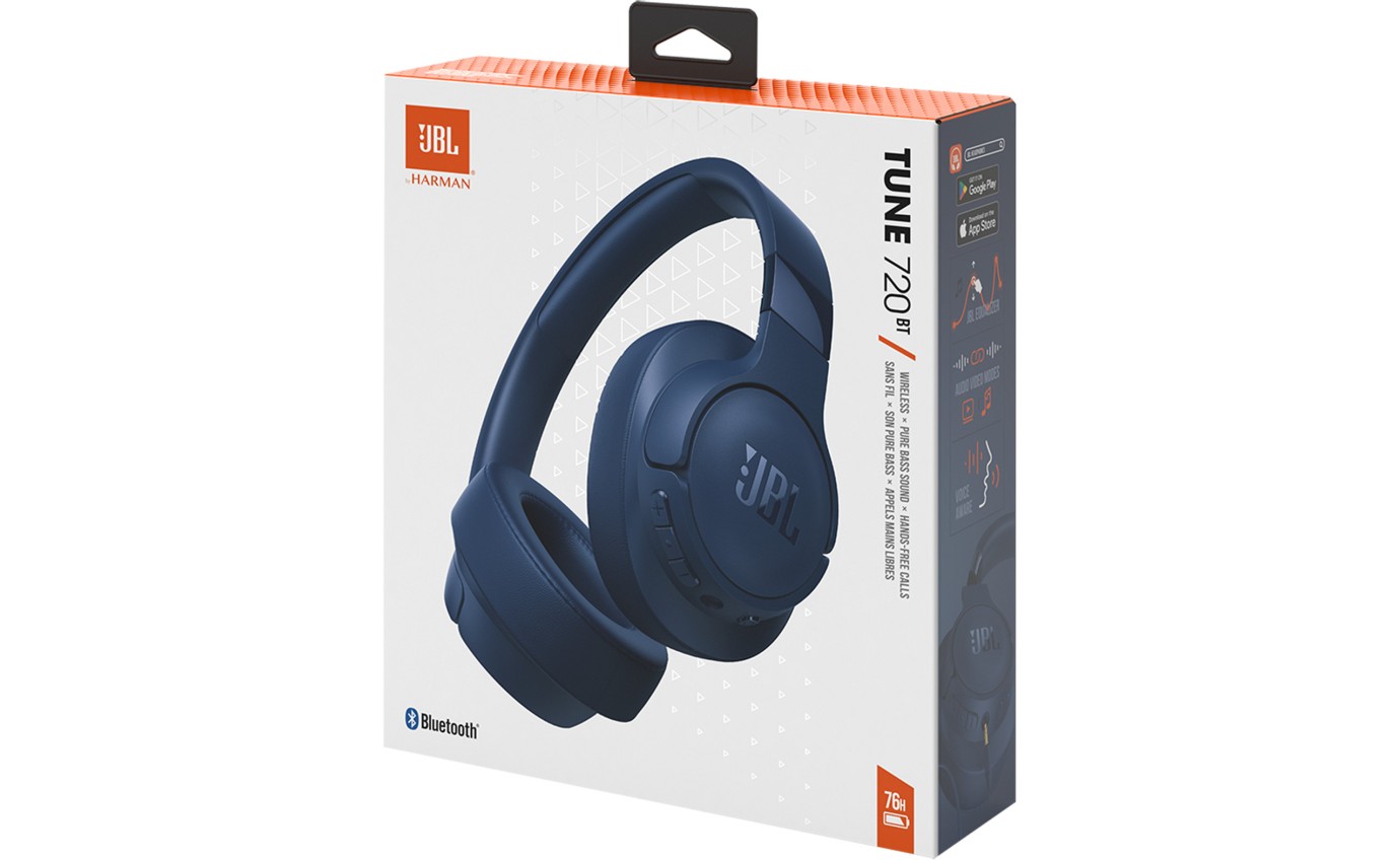 JBL Tune 720BT Wireless Headphones (Blue) JBLT720BTBLU