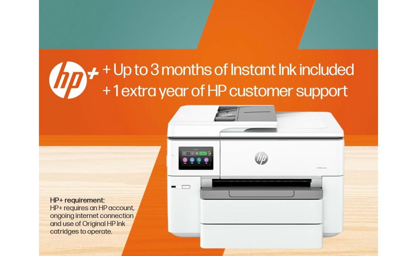 HP OfficeJet Pro 9730e A3 All-in-One Printer - Instant Ink Compatible 537P6B