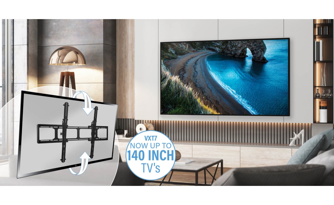 Sanus 65-140 inch X-Large TV Tilt Wall Mount VXT7B2