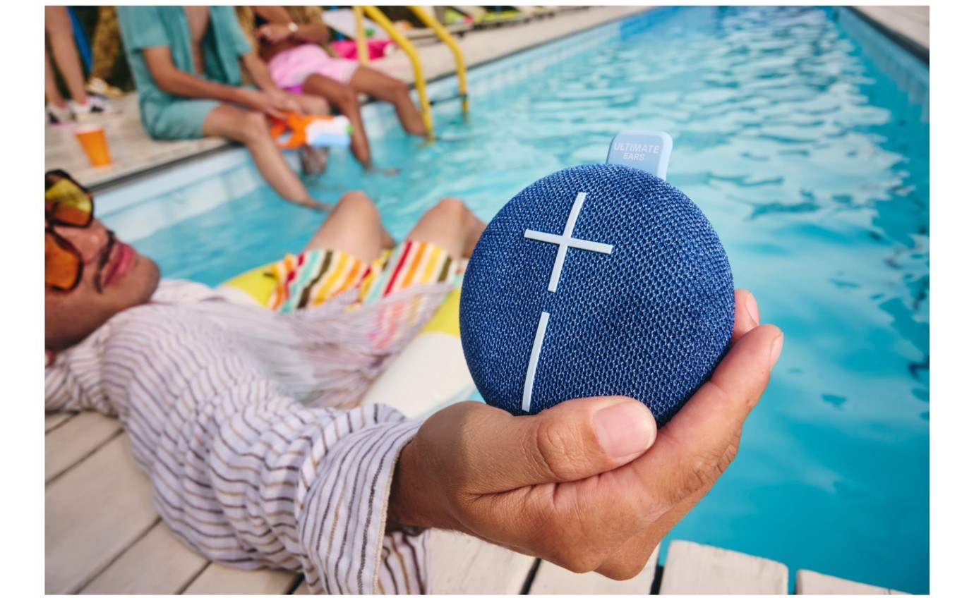 Ultimate Ears MINIROLL Portable Bluetooth Speaker (Majestic Blue) 984002023